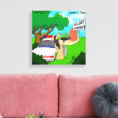 Rick London Slug Traffic Cop Canvas Print (Insitu (Woonkamer))