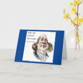 Rick London & Tom Kerr Benjamin Franklin & Quote Kaart (Gele Bloem)