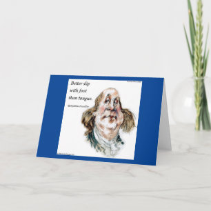 Rick London & Tom Kerr Benjamin Franklin & Quote Kaart