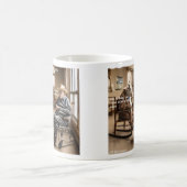 Rick London trok zich terug uit Far Side Koe houdt Koffiemok (Center)