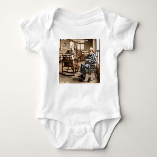 Rick London trok zich terug uit Far Side Koe houdt Romper (Voorkant)