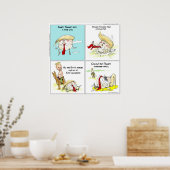 Rick London "Trumpty Dumpty" Funny Poster (Keuken)