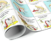 Rick London "Trumpty Dumpty" Funny Trump Gift Cadeaupapier (Rol Hoek)