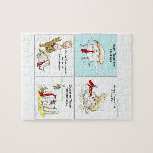 Rick London "Trumpty Dumpty" Funny Trump Gift Legpuzzel (Horizontaal)