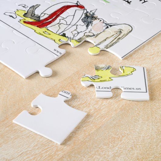 Rick London "Trumpty Dumpty" Funny Trump Gift Legpuzzel (Zijkant)