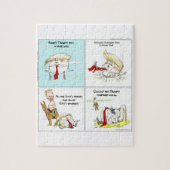 Rick London "Trumpty Dumpty" Funny Trump Gift Legpuzzel (Verticaal)