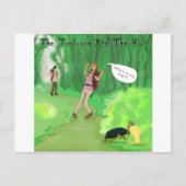 Rick London Turtle and the Wig Hair Funny Briefkaart (Voorkant)