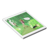 Rick London Turtle and the Wig Hair Funny Notitieblok (Schuin)