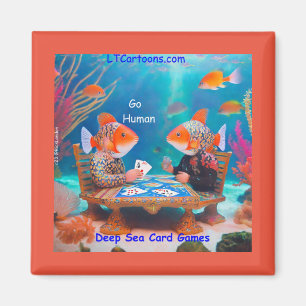 Rick London Vis Kaartspel "Go Fish" Strip Magneet