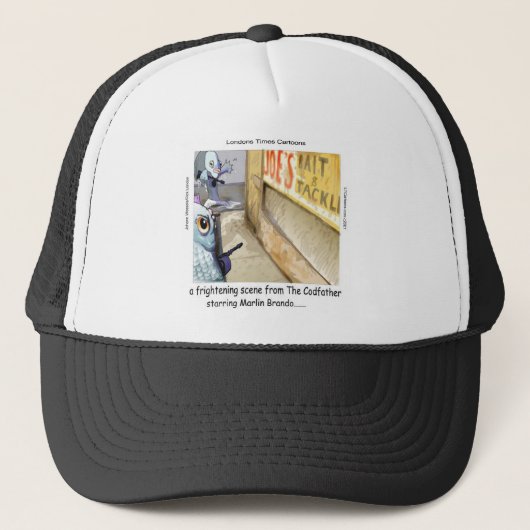 Rick London Vis Maffia Grappige Cadeaus Trucker Pet (Voorkant)