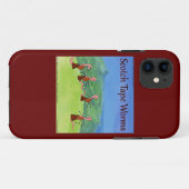 Rick London Worms uit Scotland Funny Case-Mate iPhone Case (Achterkant (horizontaal))