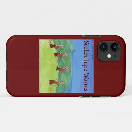 Rick London Worms uit Scotland Funny Case-Mate iPhone Case (Achterkant (horizontaal))