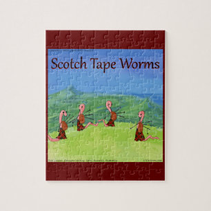 Rick London Worms uit Scotland Funny Legpuzzel