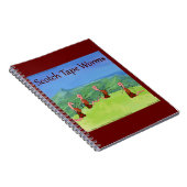 Rick London Worms uit Scotland Funny Notitieboek (Rechterzijde)