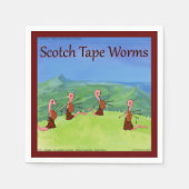 Rick London Worms uit Scotland Funny Servet (Voorkant)