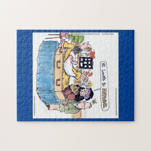 Rick London Zo Natural Funeral Old Hippie Legpuzzel (Horizontaal)