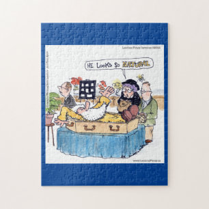 Rick London Zo Natuurlijk Begrafenis Grappige Oude Legpuzzel