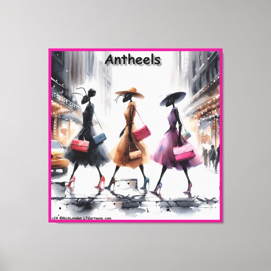 Rick London's Mode Ants of New York Canvas Afdruk (Voorkant)