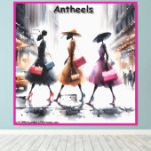 Rick London's Mode Ants of New York Canvas Afdruk (Insitu (Houten vloer))