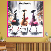 Rick London's Mode Ants of New York Canvas Afdruk (Insitu (Woonkamer))