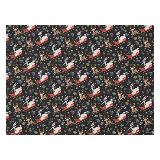 Rick & Morty Christmas Reindeer Sleigh Pattern Tafelkleed (Voorkant (Horizontaal))