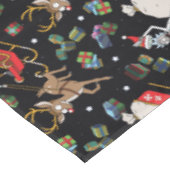 Rick & Morty Christmas Reindeer Sleigh Pattern Tafelkleed (Gekanteld)