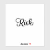 Rick Name - handgeschreven kalligrafie Sticker (Vel)