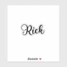 Rick Name - handgeschreven kalligrafie