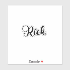 Rick Name - handgeschreven kalligrafie Sticker
