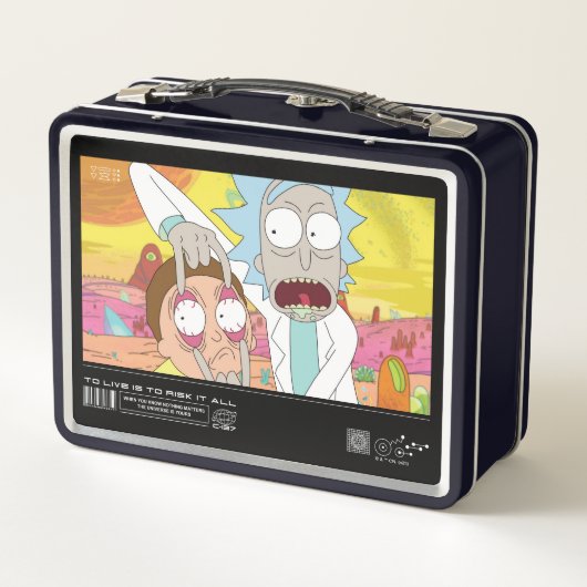 Rick Open Morty's Eyes Quote Graphic (Achterkant)