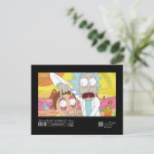 Rick Open Morty's Eyes Quote Graphic Briefkaart (Staand voorkant)