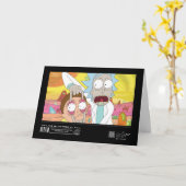 Rick Open Morty's Eyes Quote Graphic Kaart (Gele Bloem)
