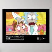 Rick Open Morty's Eyes Quote Graphic Poster (Voorkant)