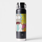 Rick Open Morty's Eyes Quote Graphic Waterfles (Achterkant)