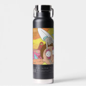 Rick Open Morty's Eyes Quote Graphic Waterfles (Voorkant)