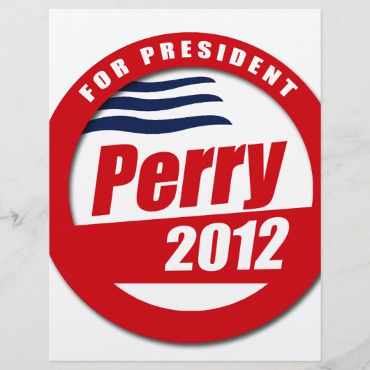 Rick Perry 2012 Flyer (Voorkant)