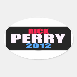 Rick Perry 2012 Ovale Sticker