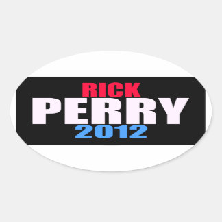 Rick Perry 2012 Ovale Sticker