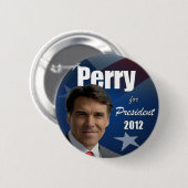 Rick Perry 2012 Ronde Button 5,7 Cm (Voorkant /achterkant)