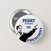 Rick Perry 2012 Ronde Button 5,7 Cm (Voorkant /achterkant)