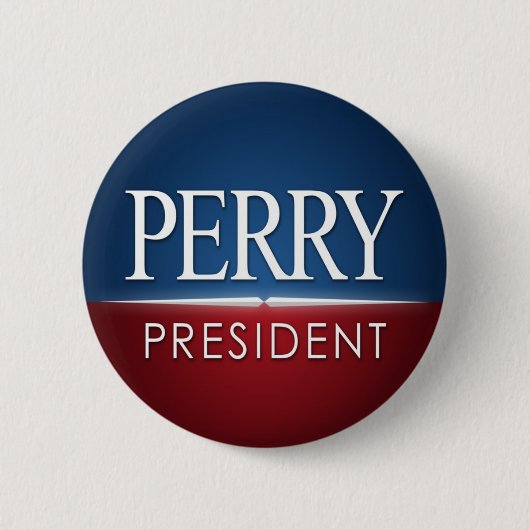 Rick Perry 2012 Ronde Button 5,7 Cm (Voorkant)