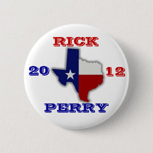 Rick Perry 2012 Texas Ronde Button 5,7 Cm