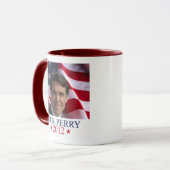 Rick Perry 2012 voor de mok van president koffie (Voorkant links)