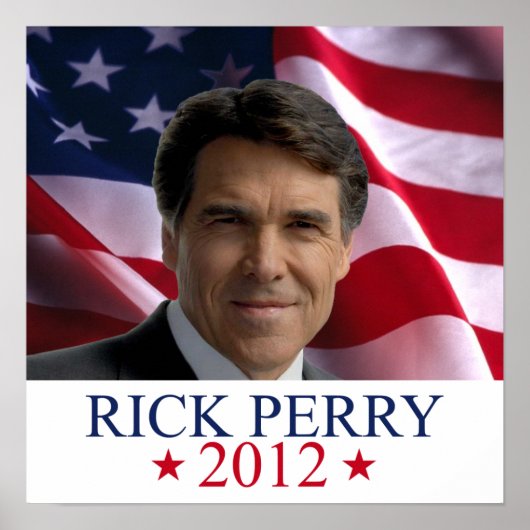 Rick Perry 2012 voor het afdrukken van presidenten Poster (Voorkant)