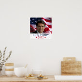 Rick Perry 2012 voor het afdrukken van presidenten Poster (Keuken)