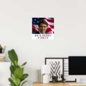 Rick Perry 2012 voor het afdrukken van presidenten Poster (Thuiskantoor)