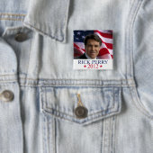 Rick Perry 2012 voor president pinback-knop Vierkante Button 5,1 Cm (In situ)