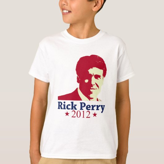 Rick Perry 2012 voor T-shirt van presidenten kinde (Voorkant)