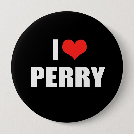 RICK PERRY Election Gear Ronde Button 4,0 Cm (Voorkant)