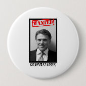 Rick Perry Mugshot Ronde Button 4,0 Cm (Voorkant)